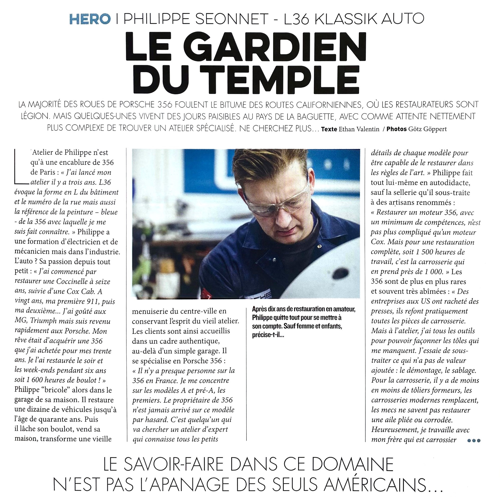 L36 Klassik Auto dans Auto Heroes magazine